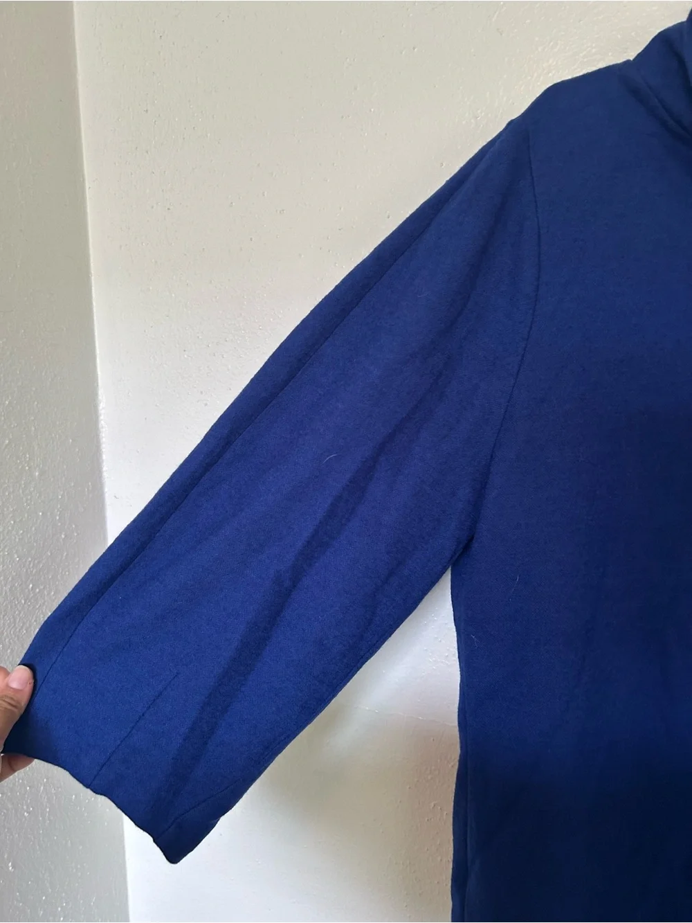 COS Cowl Neck Sweater Tunic/dress - Royal Blue